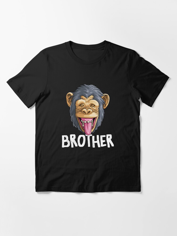 【SATIIIZ】Monkey Pigment Short-Sleeved T-Shirt Monkey Brother Chimpanzee