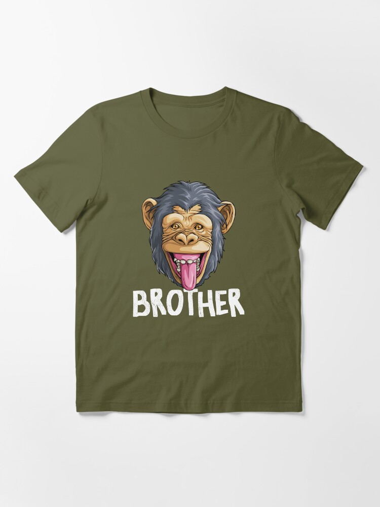 【SATIIIZ】Monkey Pigment Short-Sleeved T-Shirt UUL Pigment Short-Sleeved T-Shirt - satiiiz