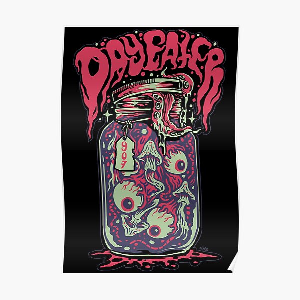 EyeBallJar BLACK Poster