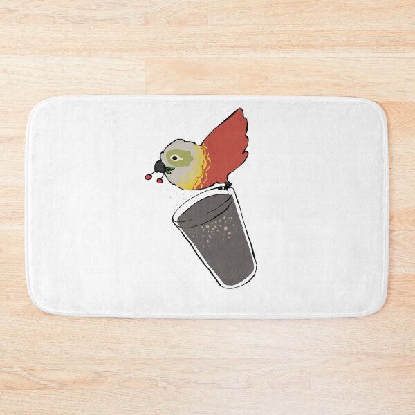 Item preview, Cute Green Cheek Conure Cherry Soda designed and sold by Alice Cheng.