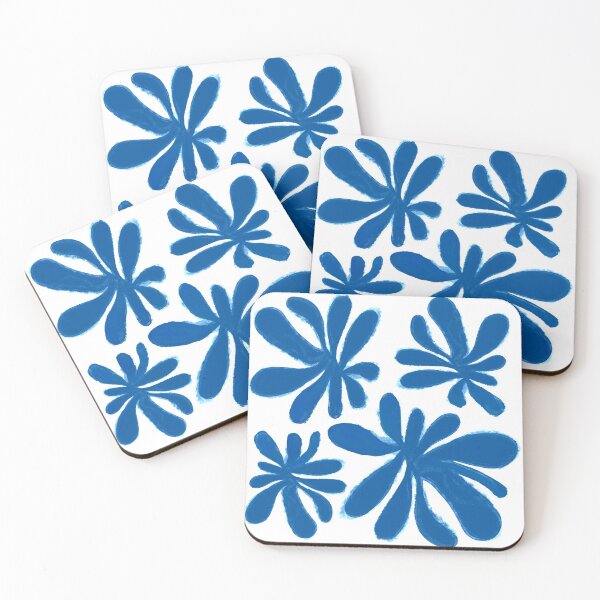 Item preview, Blue flowers designed and sold by valdegilde.