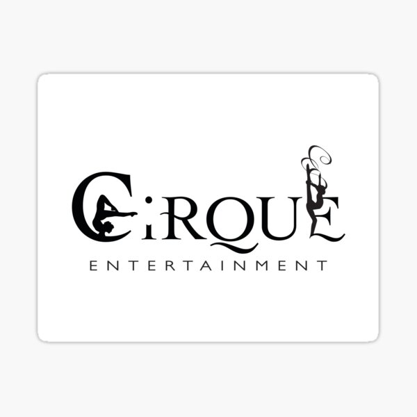 Cirque Entertainment Logo Sticker For Sale By Cassiesandou Redbubble