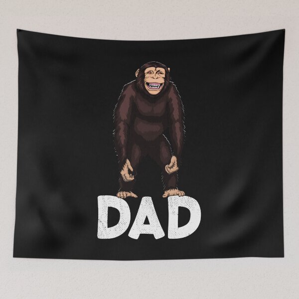 Item preview, Monkey Dad Chimpanzee designed and sold by Bendthetrend.