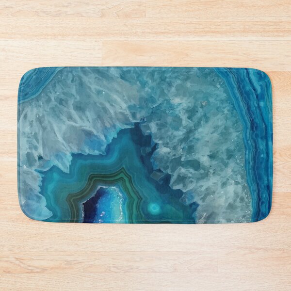 Item preview, Blue agate slice designed and sold by AlexGolyakov.