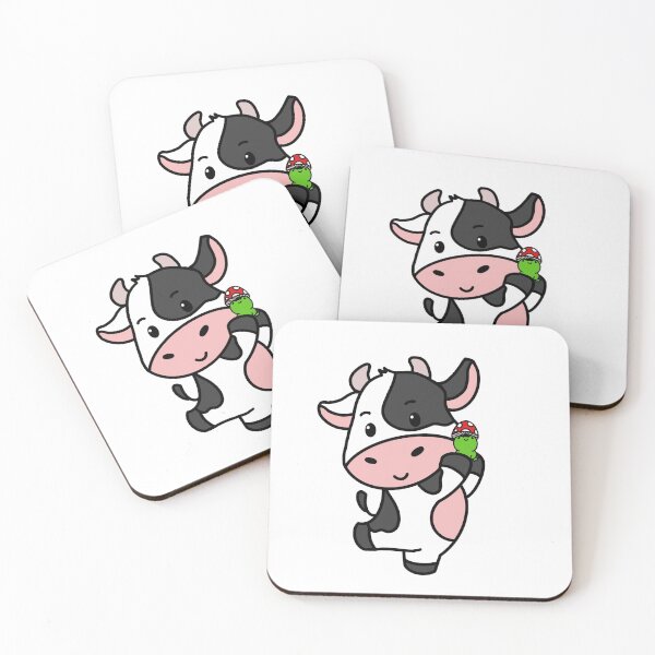 Item preview, cow and mushroom frog designed and sold by art-ashs.