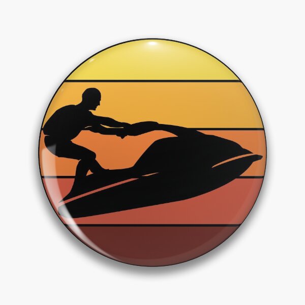 Item preview, Jet Ski Water Sports Boat Sea Summer Beach Vintage Retro designed and sold by CuteDesigns1.