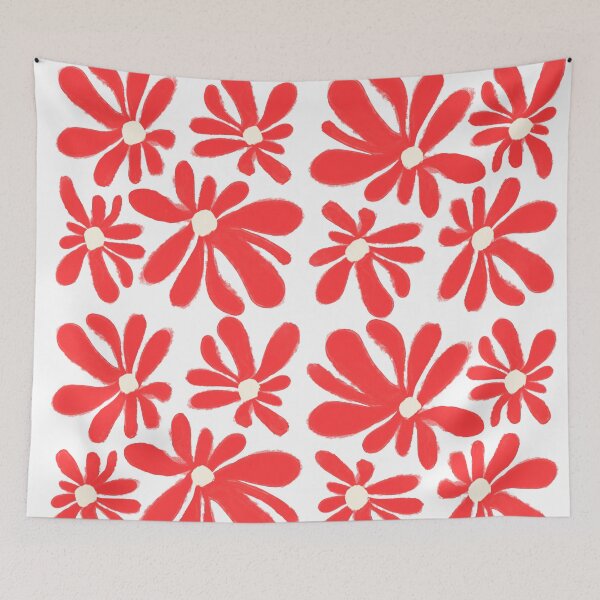 Item preview, Red flowers designed and sold by valdegilde.