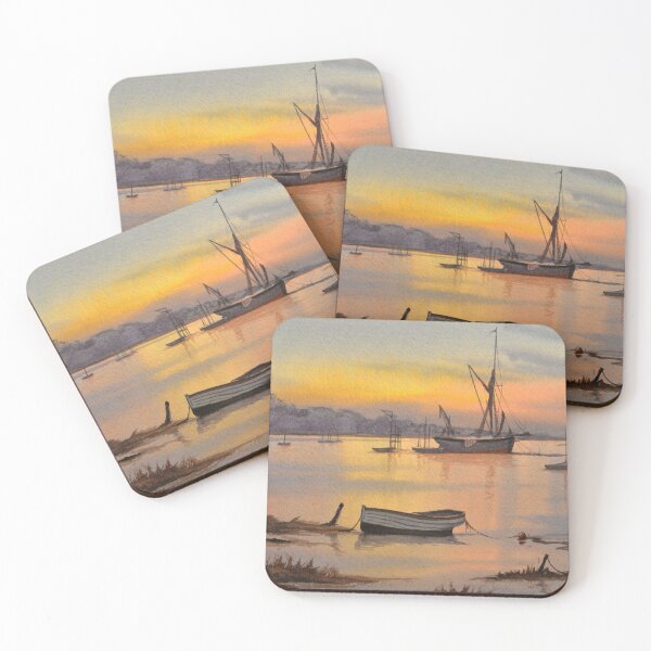 Item preview, Thames Barge At Sunrise Pin Mill Suffolk designed and sold by William Holkham.