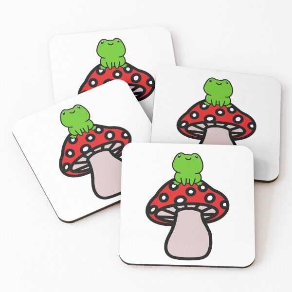 Item preview, frog on a mushroom designed and sold by art-ashs.