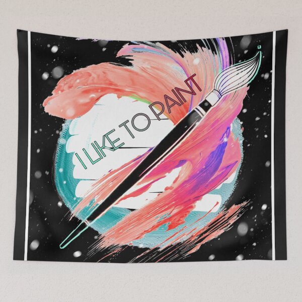 Item preview, I like to paint designed and sold by AnnabellaRh.