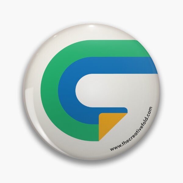 Creative Fold Icon Pin Pin