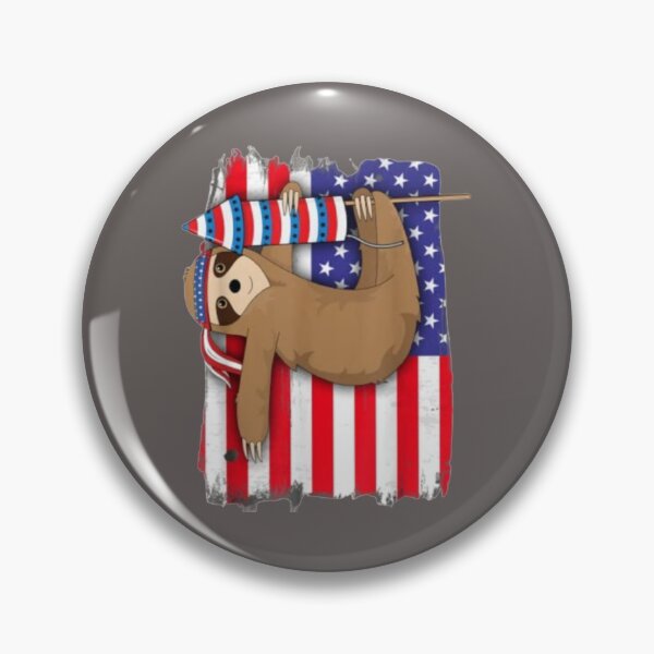 Item preview, 4th of july american flag sloth shirt designed and sold by chanat3659.