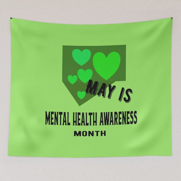 Item preview, May is Mental Health Awareness Month designed and sold by headtrackerart.