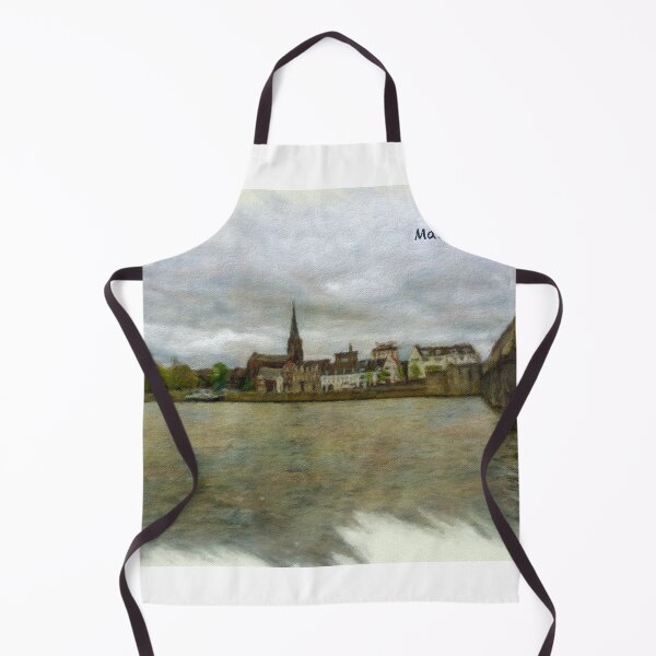 Item preview, Maastricht Cityscape Digital Oil with Text designed and sold by DiFigianoPhoto.