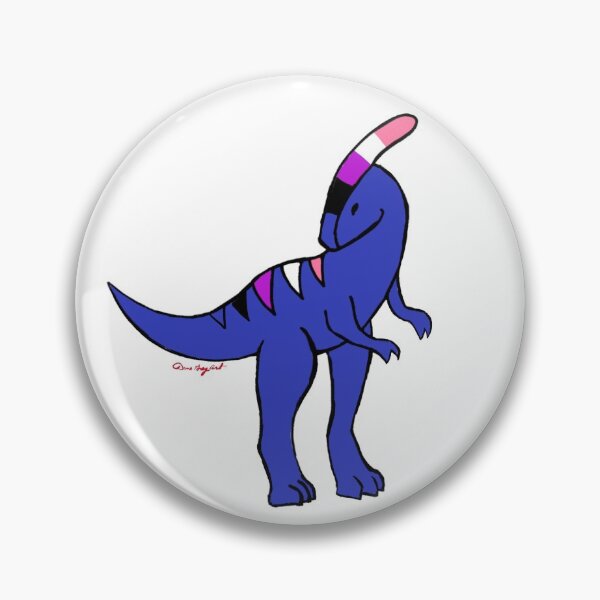 Item preview, Gender Fluid Pride Parasaurolophus  designed and sold by Kit Rex.