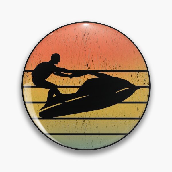 Item preview, Jet Ski Water Sports Boat Sea Summer Beach Vintage Retro designed and sold by CuteDesigns1.