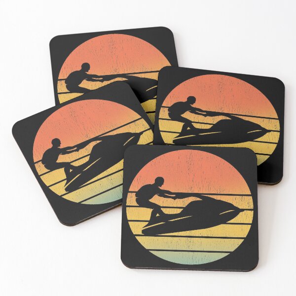 Item preview, Jet Ski Water Sports Boat Sea Summer Beach Vintage Retro designed and sold by CuteDesigns1.