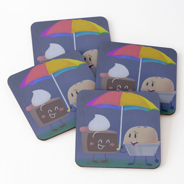 Item preview, BFDI Cake and Pie Rainy Day designed and sold by PB&J Animations Shop.