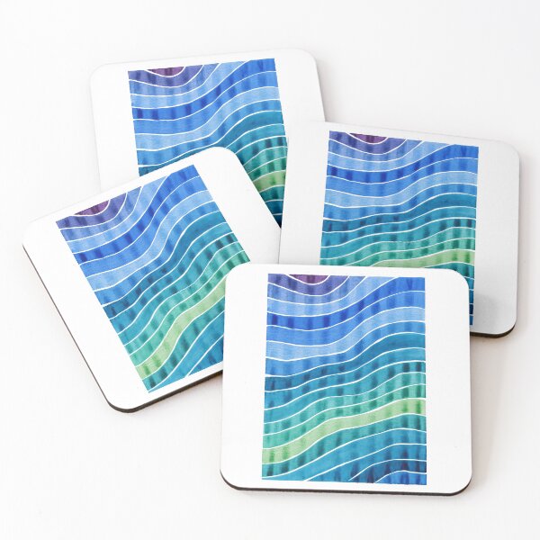 Item preview, Blue stripes designed and sold by AgniArt.