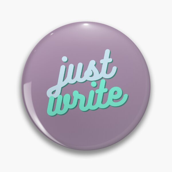 Item preview, just write | soft purple retro writer aesthetic designed and sold by Rebecca Mix.