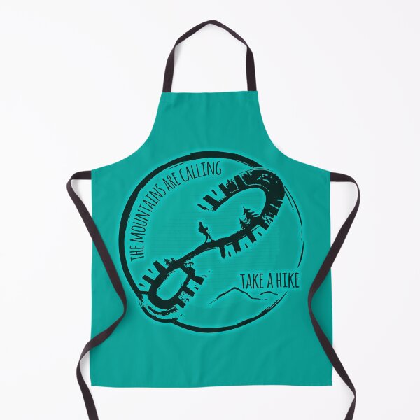 Item preview, The Mountains Are Calling Hiking - Teal 01 designed and sold by serenaking.