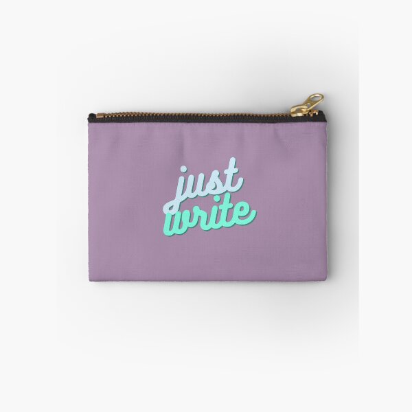 Item preview, just write | soft purple retro writer aesthetic designed and sold by Rebecca Mix.