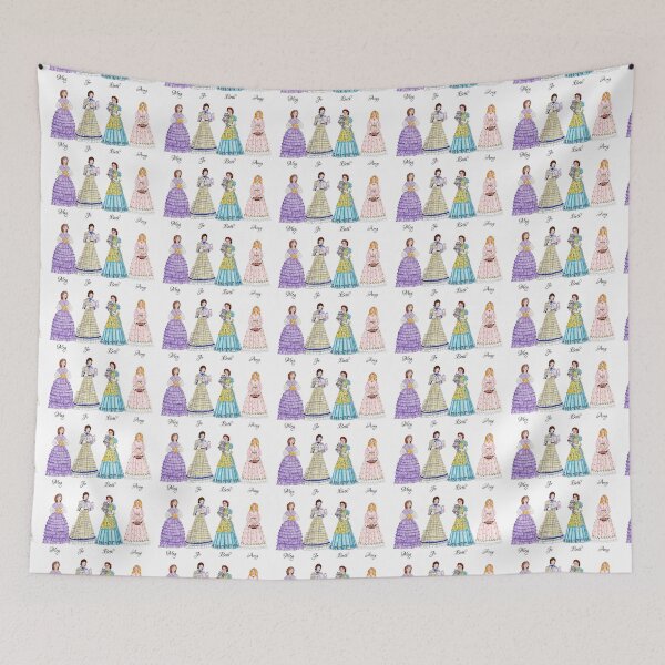 Item preview, Little Women - Meg, Jo, Beth and Amy March designed and sold by Some Little Good.