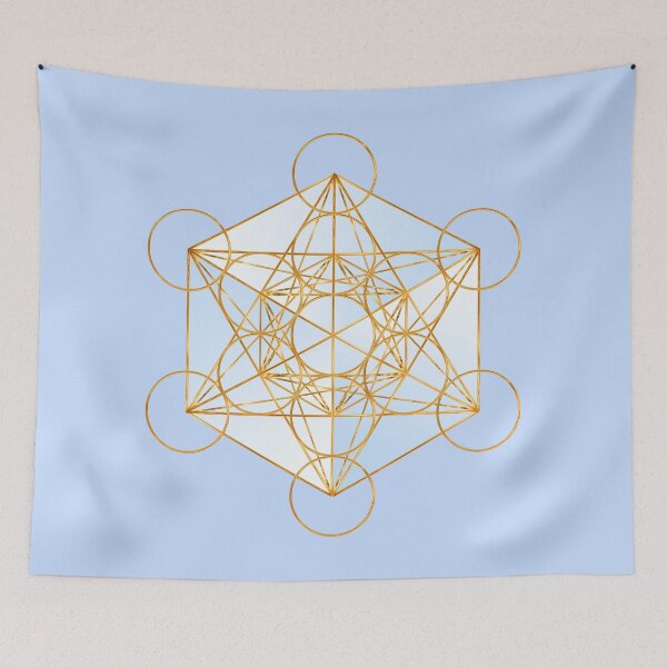Item preview, Metatron Cube With Her Sacred Geometry Cubes designed and sold by TJ Devadatta Best.