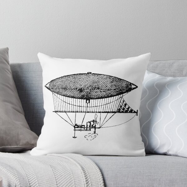 Item preview, Steampunk French Poisson Volante Flying Hot Air Balloon designed and sold by Pixelchicken.