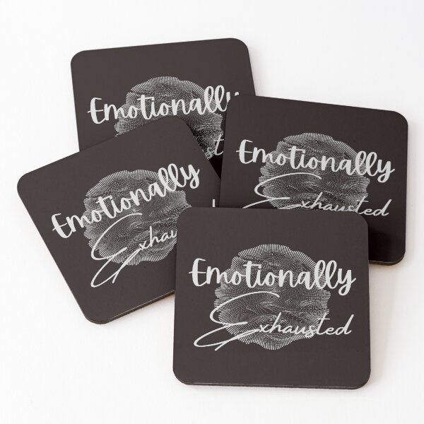 Item preview, Emotionally Exhausted designed and sold by getyourvibeon.