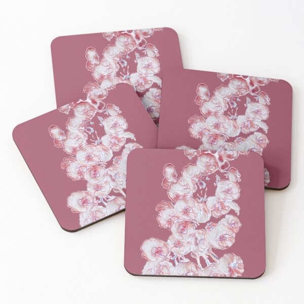 Item preview, Small and delicate - rain of flowers in shades of pink - photo edit designed and sold by kikidu21.