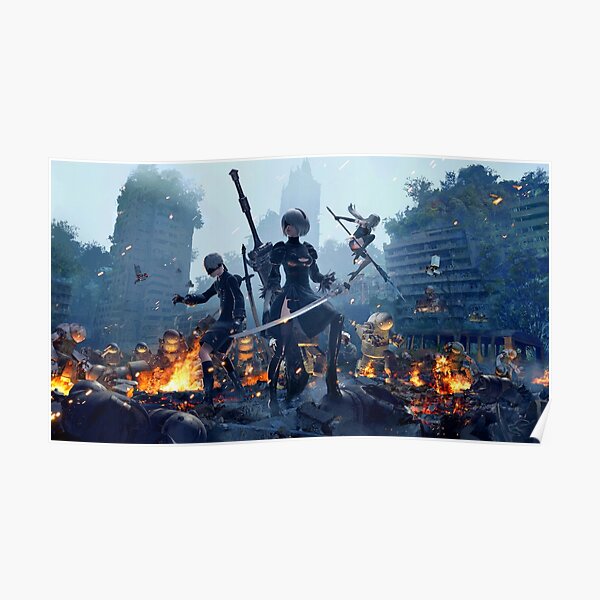 4K NieR:Automata Poster