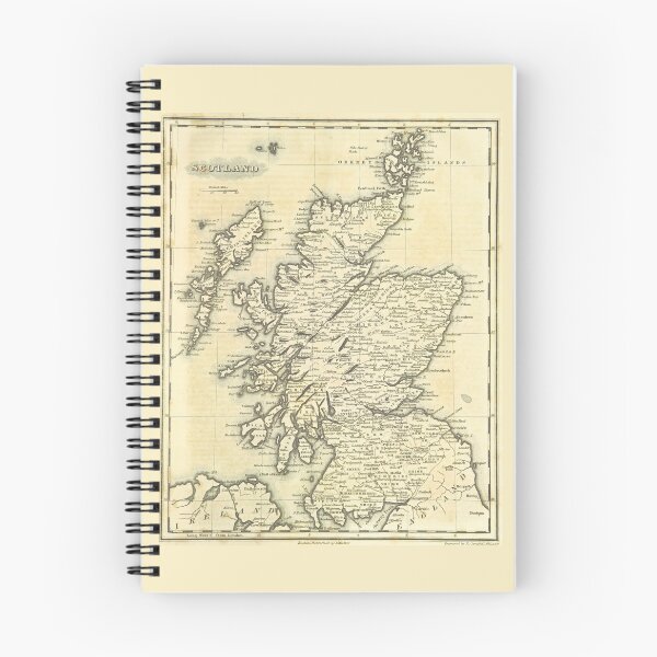 Item preview, Vintage Map of Scotland 1834 designed and sold by yourscotland.