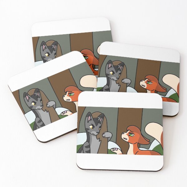 Item preview, Stormfur and Squirrelpaw make a bet designed and sold by ceolsonart.