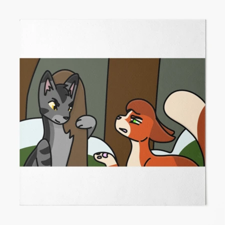 Warrior Cats the new prophecy Art Board Print for Sale by vibepatterns