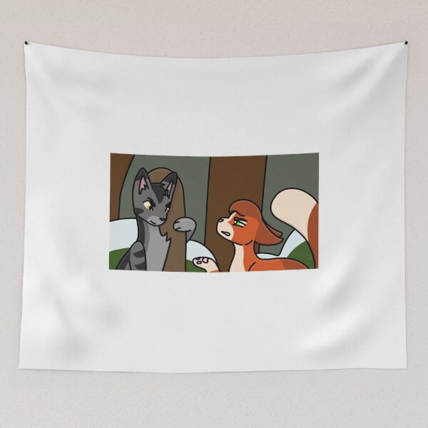 Item preview, Stormfur and Squirrelpaw make a bet designed and sold by ceolsonart.