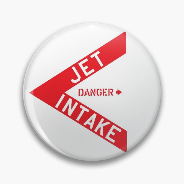 Item preview, DANGER Jet Intake, Jet Fighter warning sign (Side A) Right Side designed and sold by ARTsPlural.