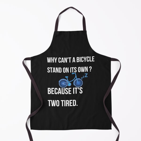 Item preview, Tired bicycle - Funny Text designed and sold by BaldingSnail.