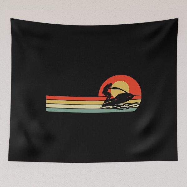 Item preview, Jet Ski Water Sports Boat Sea Summer Vintage Retro designed and sold by CuteDesigns1.