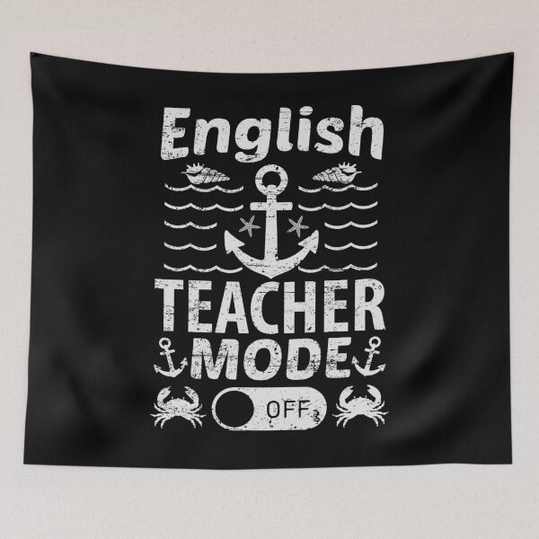Item preview, English Teacher Mode Off | Creative English Teacher designed and sold by YAHIA-14.