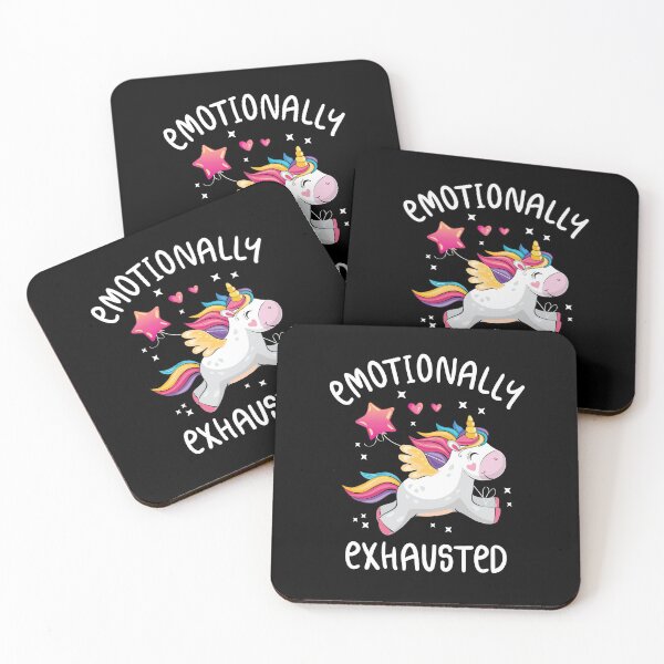 Item preview, Emotionally Exhausted Rainbow Unicorn Paradox designed and sold by Maria Garcia.