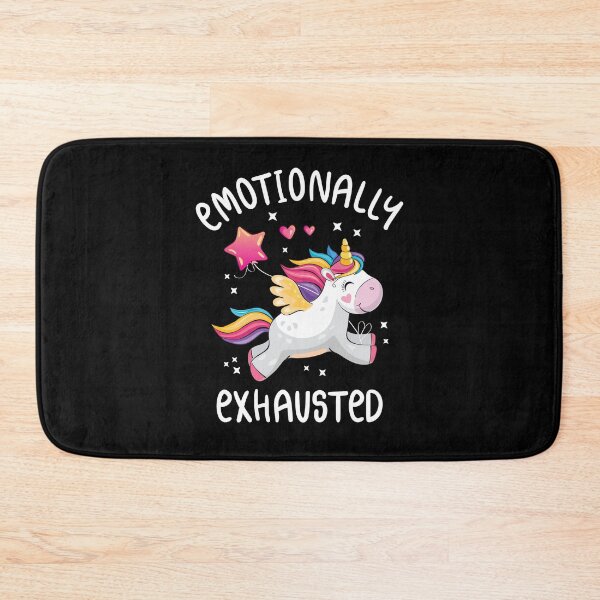 Item preview, Emotionally Exhausted Rainbow Unicorn Paradox designed and sold by Maria Garcia.