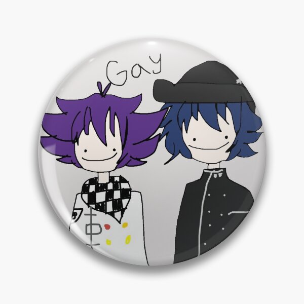 Item preview, Danganronpa Scribble shuichi saihara Kokichi saiouma gay designed and sold by Soda-bunny.