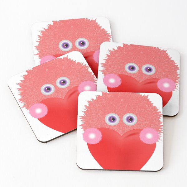 Item preview, Illustration fluffy with heart designed and sold by Ingahaliullina.