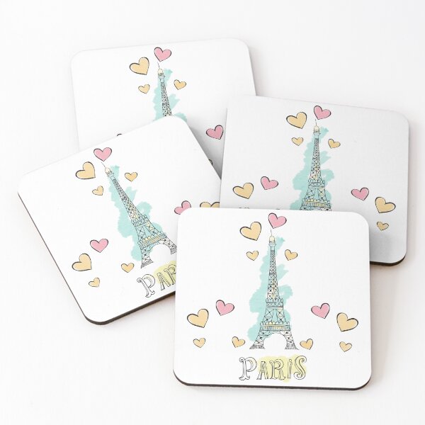 Item preview, Paris France Eiffel Tower Heart designed and sold by BullDesignsShop.