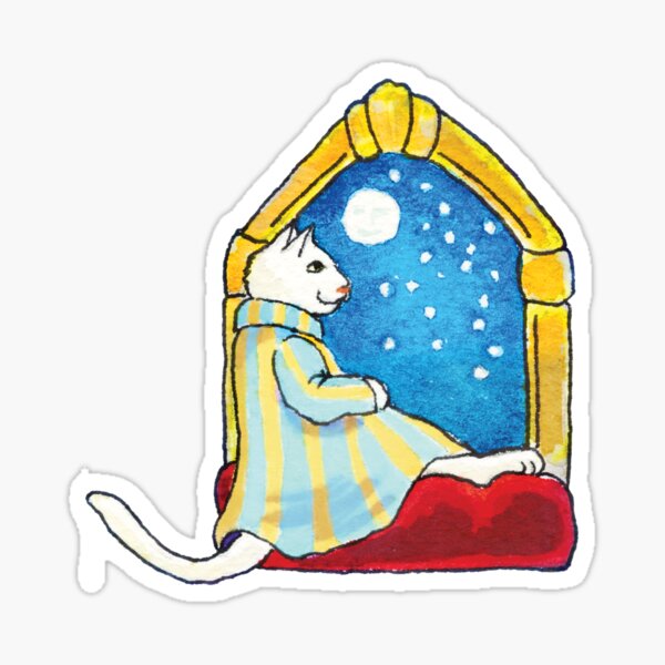 "King Leo Night Stars" Sticker