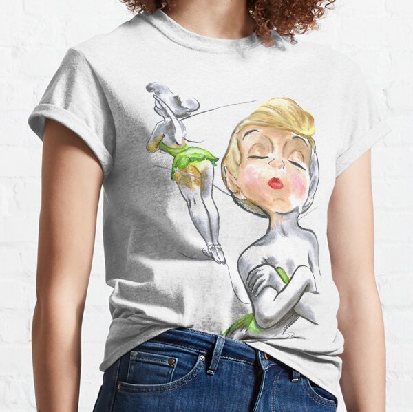 Charcoal and Oil - Tinker Bell Classic T-Shirt