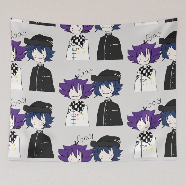 Item preview, Danganronpa Scribble shuichi saihara Kokichi saiouma gay designed and sold by Soda-bunny.