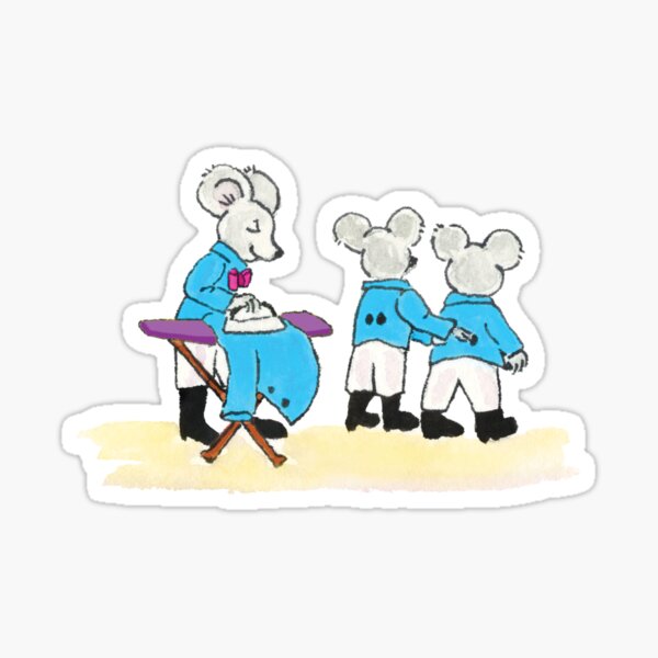 "Palace Mice Getting Ready" Sticker