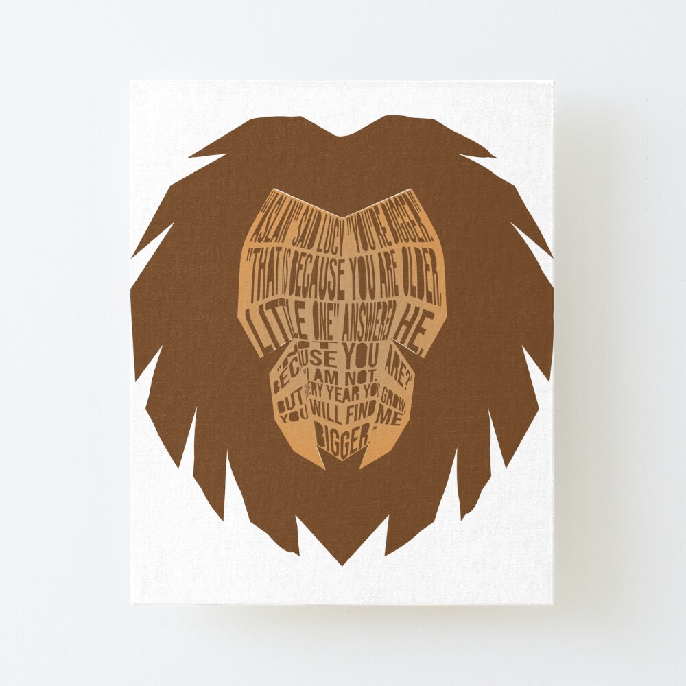 Lucy and Aslan – Art Print